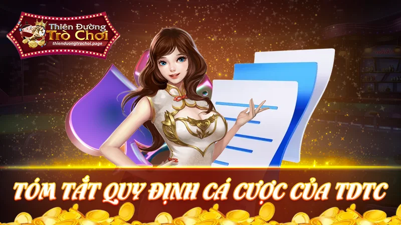 Tóm tắt thông tin về quy tắc quy định chơi tại TDTC
